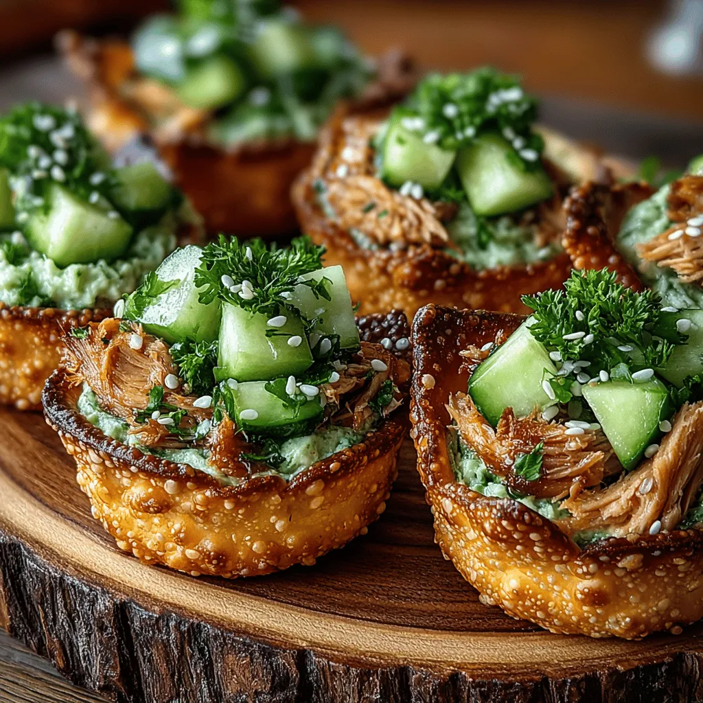 When it comes to hosting gatherings or parties, appetizers play a crucial role in setting the tone for the event. One dish that stands out for its combination of flavors and textures is the Mini Tuna Avocado Wonton Cups. This delightful creation is not only visually appealing but also offers a burst of freshness with every bite. The fusion of creamy avocado, savory tuna, and the satisfying crunch of wonton wrappers makes these cups a favorite among guests and hosts alike.