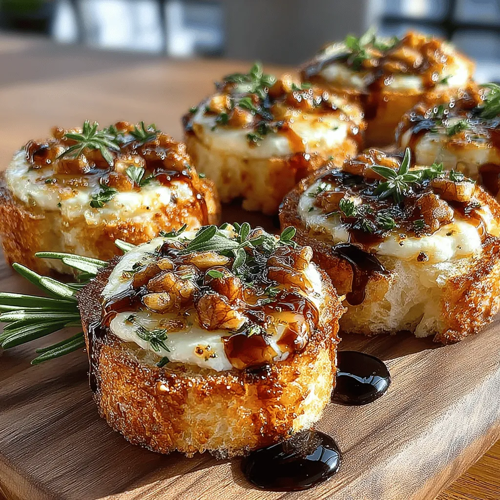 When it comes to creating memorable appetizers for gatherings, few dishes can rival the charm and flavor of mini baked Brie stuffed baguette slices. This delightful recipe combines creamy, melted Brie cheese with the warm crunch of freshly baked baguette, drizzled with honey and accented by the aromatic notes of rosemary. Whether you are hosting a festive gathering, an intimate dinner party, or simply enjoying a cozy night in, these mini bites are sure to impress your guests and tantalize their taste buds.
