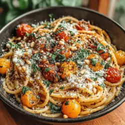 In the world of quick and nutritious meals, Zesty Lemon Basil Chickpea Pasta stands out as a vibrant dish that combines the wholesome goodness of chickpea pasta with fresh ingredients. This recipe is not only simple to prepare but also bursting with flavor, making it a perfect choice for busy weeknight dinners or a delightful lunch. With its zesty lemon, aromatic basil, and the delightful crunch of toasted pine nuts, this dish offers a satisfying experience that caters to both health-conscious eaters and pasta lovers alike.