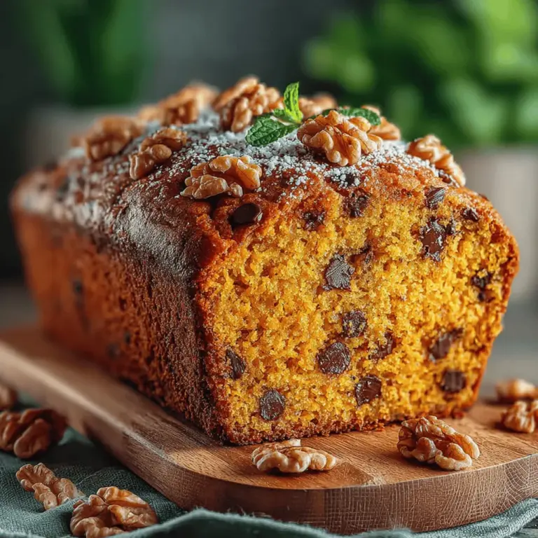 As the leaves begin to turn and the air grows crisp, the allure of pumpkin-flavored treats becomes irresistible. Fall is synonymous with cozy evenings, warm spices, and the comforting aroma of baked goods wafting through the home. Among the myriad of pumpkin recipes that emerge at this time of year, one stands out as a delightful and comforting option: the Pumpkin Chocolate Chip Loaf. This moist and flavorful loaf combines the earthy sweetness of pumpkin with the rich indulgence of chocolate, creating a perfect balance that appeals to both pumpkin enthusiasts and chocolate lovers alike.