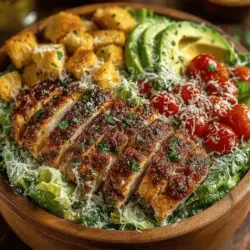 Crisp & Zesty Chicken Caesar Salad: A Culinary Delight