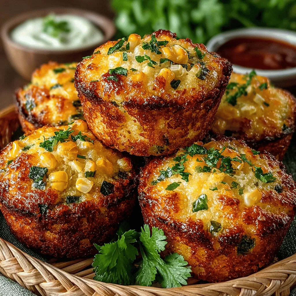 If you're looking for a unique twist on a classic dish, Spicy Green Chili Cornbread Muffin Bites are the perfect solution. These delightful bites meld the comforting sweetness of cornbread with the fiery kick of green chilies, offering a flavor experience that is both satisfying and exciting. Ideal for a variety of occasions—from casual family dinners to festive gatherings—these muffin bites serve as versatile appetizers, side dishes, or even snacks. Whether you're hosting a game day party, enjoying a backyard barbecue, or simply craving a tasty treat, these muffins will surely impress.