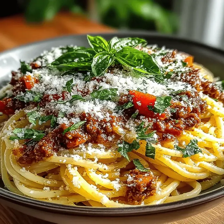 Spaghetti Bolognese, a dish that has won the hearts of countless food lovers around the globe, is much more than just a comforting plate of pasta and sauce. This classic Italian recipe, originating from the picturesque city of Bologna, is steeped in history and tradition, making it a staple in households across continents. Its rich flavors and hearty ingredients make it an ideal choice for family dinners, casual gatherings, or even a cozy night in. Whether you are a seasoned cook or a novice in the kitchen, Spaghetti Bolognese offers a canvas for creativity while providing a delicious meal that everyone can enjoy.