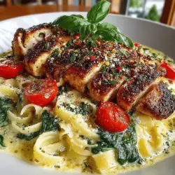 Tuscan Chicken Alfredo Fettuccine is more than just a meal; it’s a celebration of flavor, tradition, and comfort. This rich and creamy pasta dish, inspired by the rustic cooking of Tuscany, combines tender chicken, vibrant vegetables, and a luscious Alfredo sauce that envelops each strand of fettuccine. With its harmonious blend of textures and tastes, this dish embodies the essence of Italian cuisine, making it a perfect choice for family dinners or special occasions.