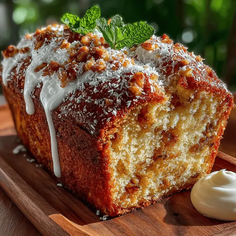 In the world of baked goods, few treats can rival the comforting allure of a well-made loaf. Among these, the Apple Cinnamon Yogurt Loaf stands out as a delightful fusion of flavors and textures. This moist and tender loaf is not only infused with the warm, aromatic notes of cinnamon but also features the crisp sweetness of fresh apples. The addition of Greek yogurt elevates this recipe, providing a creamy richness while keeping the loaf light and fluffy.