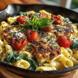Baked Feta Pasta has taken the culinary world by storm, captivating home cooks and food enthusiasts alike with its simplicity and delightful flavors. This dish, which combines creamy feta cheese, sweet roasted cherry tomatoes, and fresh spinach, is a perfect blend of taste and nutrition. Originally popularized on social media, particularly TikTok, Baked Feta Pasta quickly became a viral sensation, and for good reason. With minimal preparation and cooking time, it caters to busy lifestyles while still delivering a gourmet experience. Whether you’re looking for a quick weeknight dinner or an impressive dish for entertaining, this recipe is sure to satisfy.