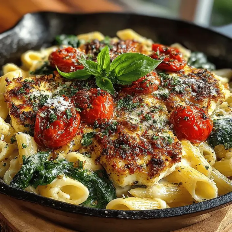Baked Feta Pasta has taken the culinary world by storm, captivating home cooks and food enthusiasts alike with its simplicity and delightful flavors. This dish, which combines creamy feta cheese, sweet roasted cherry tomatoes, and fresh spinach, is a perfect blend of taste and nutrition. Originally popularized on social media, particularly TikTok, Baked Feta Pasta quickly became a viral sensation, and for good reason. With minimal preparation and cooking time, it caters to busy lifestyles while still delivering a gourmet experience. Whether you’re looking for a quick weeknight dinner or an impressive dish for entertaining, this recipe is sure to satisfy.