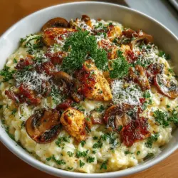 Creamy Chicken & Mushroom Risotto: A Comforting Delight