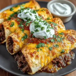 Cheesy Beefy Delight Enchiladas Recipe