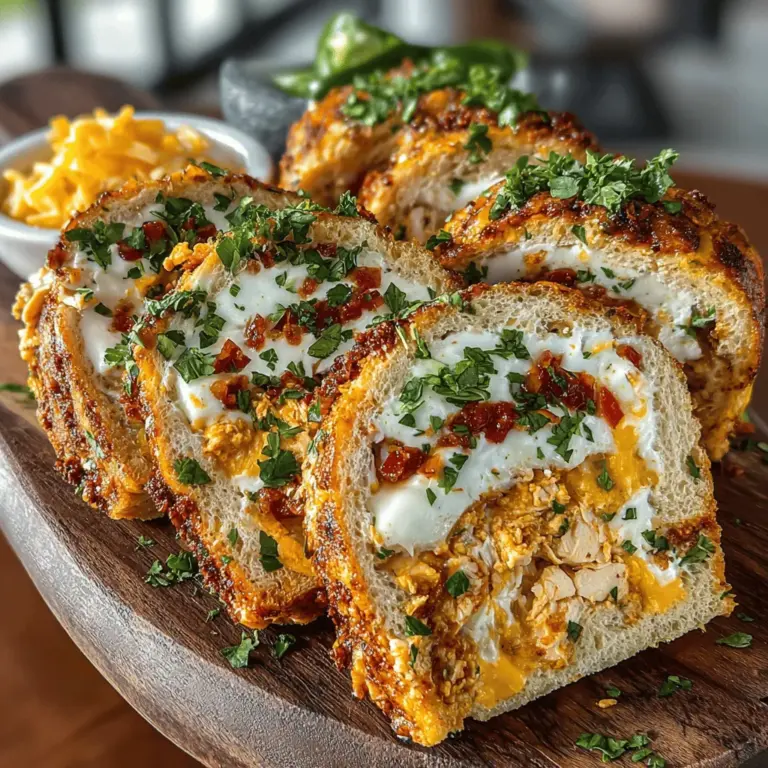 In the realm of appetizers, Cheesy Chicken Taco Pinwheels stand out as a delightful fusion of flavors and textures. This recipe brings together the vibrant essence of Mexican cuisine, characterized by its bold spices and savory ingredients, with the creamy richness of cheese, creating a dish that's both satisfying and easy to prepare. These pinwheels are not just an ordinary snack; they are a versatile option that is perfect for casual gatherings, festive celebrations, or even just a fun treat for a cozy night in.
