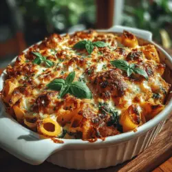 Creamy Chicken and Spinach Pasta Bake
