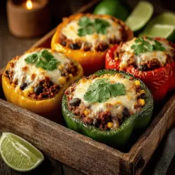 Baking Fiesta Stuffed Peppers is the final step that brings together all the delicious flavors and textures of the ingredients. Understanding the science behind baking is crucial for achieving the best results. As the peppers cook, the heat causes the ingredients to meld, ensuring that every bite is a burst of flavor. Here’s a closer look at the baking process and tips for getting the most out of your stuffed peppers.