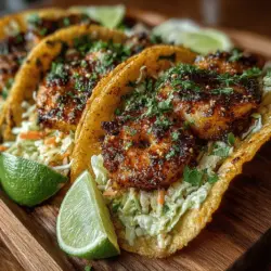 Spicy Garlic Butter Shrimp Tacos with Zesty Slaw: Recipe Completion