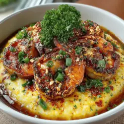 Savory Garlic Butter Shrimp and Grits