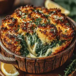 In the world of weeknight dinners, few options are as satisfying and convenient as a one-pot meal. The One-Pot Cheesy Quinoa and Spinach Casserole stands out not only for its ease of preparation but also for its delicious blend of flavors and textures. This dish is a wholesome combination of protein-packed quinoa, nutrient-rich spinach, and creamy cheese, making it a perfect choice for families looking to enjoy a healthy yet indulgent meal. Whether you’re a busy parent, a student, or simply someone who appreciates a quick and nutritious dinner, this recipe is sure to become a staple in your kitchen.