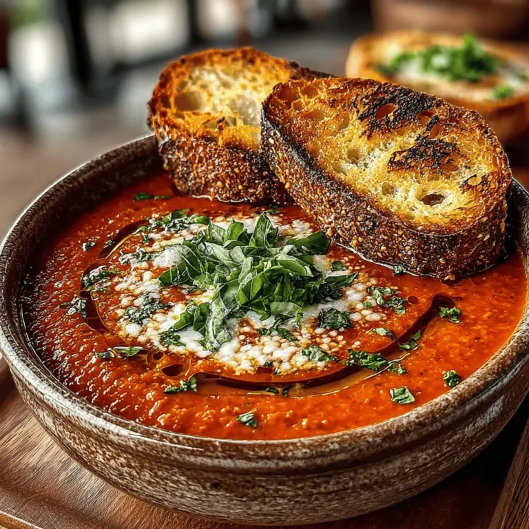 In the realm of comfort food, few dishes evoke the same sense of warmth and nostalgia as a bowl of tomato basil soup. The Cozy Tomato Basil Embrace captures this sentiment beautifully, inviting you to indulge in a delightful blend of flavors that warms the soul. With its rich combination of crushed tomatoes, aromatic garlic, and fresh basil, this soup not only delivers a burst of taste but also embodies the very essence of home-cooked meals.
