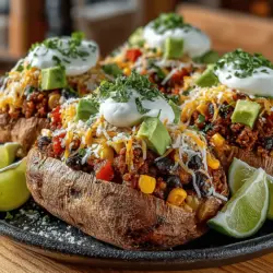 Taco-Stuffed Sweet Potatoes