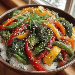 Colorful Crunch Veggie Stir-Fry with Teriyaki Bliss