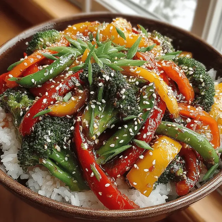 In recent years, the culinary landscape has seen a significant shift towards plant-based meals, with people increasingly seeking out dishes that not only satisfy their taste buds but also align with their health goals. The Colorful Crunch Veggie Stir-Fry with Teriyaki Bliss is a perfect example of this trend, offering a delightful blend of vibrant vegetables and savory flavors that appeal to a diverse audience. This recipe is not only delicious but also serves as an excellent opportunity to incorporate an array of colorful vegetables into your diet—making it a healthy option for food lovers of all ages.