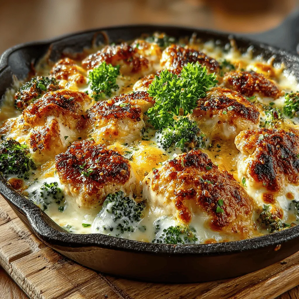 In today’s fast-paced world, one-pan meals have surged in popularity among busy families and individuals seeking convenience without sacrificing flavor. These meals offer the ideal solution for those who want to prepare a nourishing dinner with minimal cleanup. One standout recipe in the realm of one-pan dishes is the Creamy Chicken and Broccoli Skillet Bake. This comforting meal beautifully marries tender chicken, vibrant broccoli, and a luscious creamy sauce, making it not only a delight to eat but also a breeze to prepare.