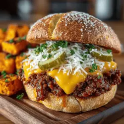 Sloppy Joe Bonanza with Sweet Potato Fries